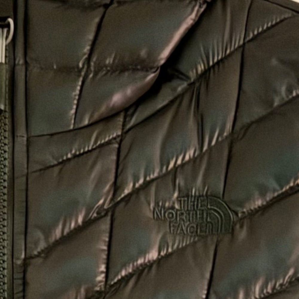 Women North face thermoball parka jacket hoodie xs in camo green - Picture 8 of 9